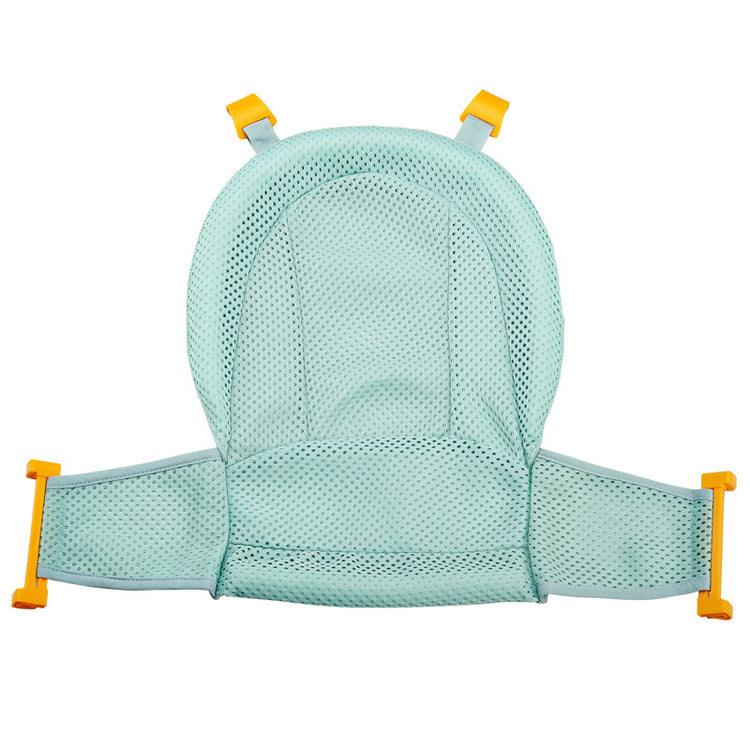 a baby carrier with yellow handles