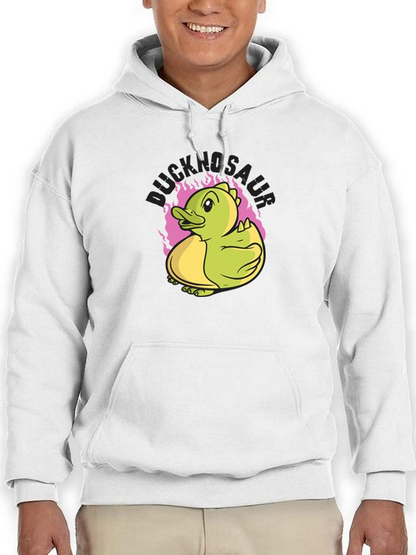 Ducknosaur Hoodie -SmartPrintsInk Designs