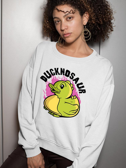 Ducknosaur Hoodie -SmartPrintsInk Designs