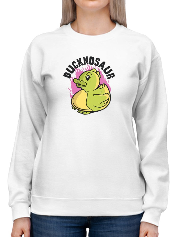 Ducknosaur Hoodie -SmartPrintsInk Designs