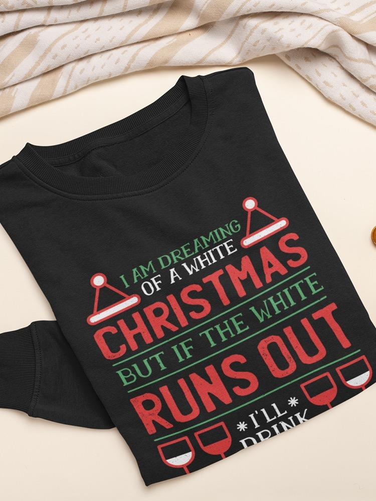 a black shirt with red green and white text