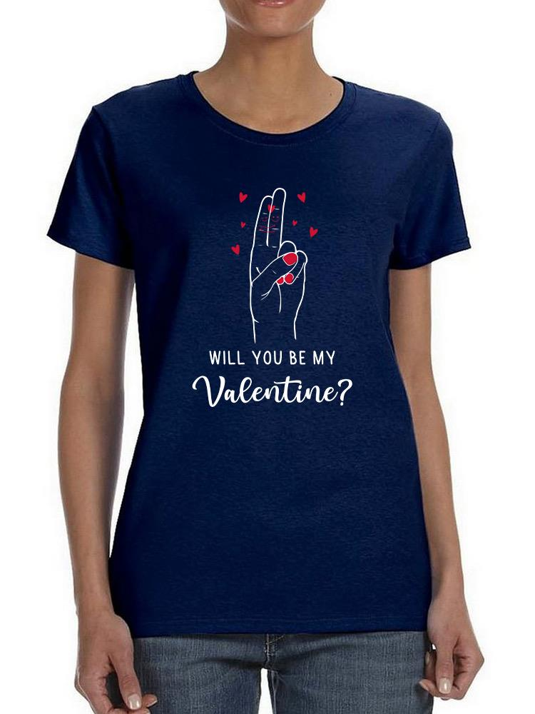 Be My Valentine? T-shirt -SmartPrintsInk Designs