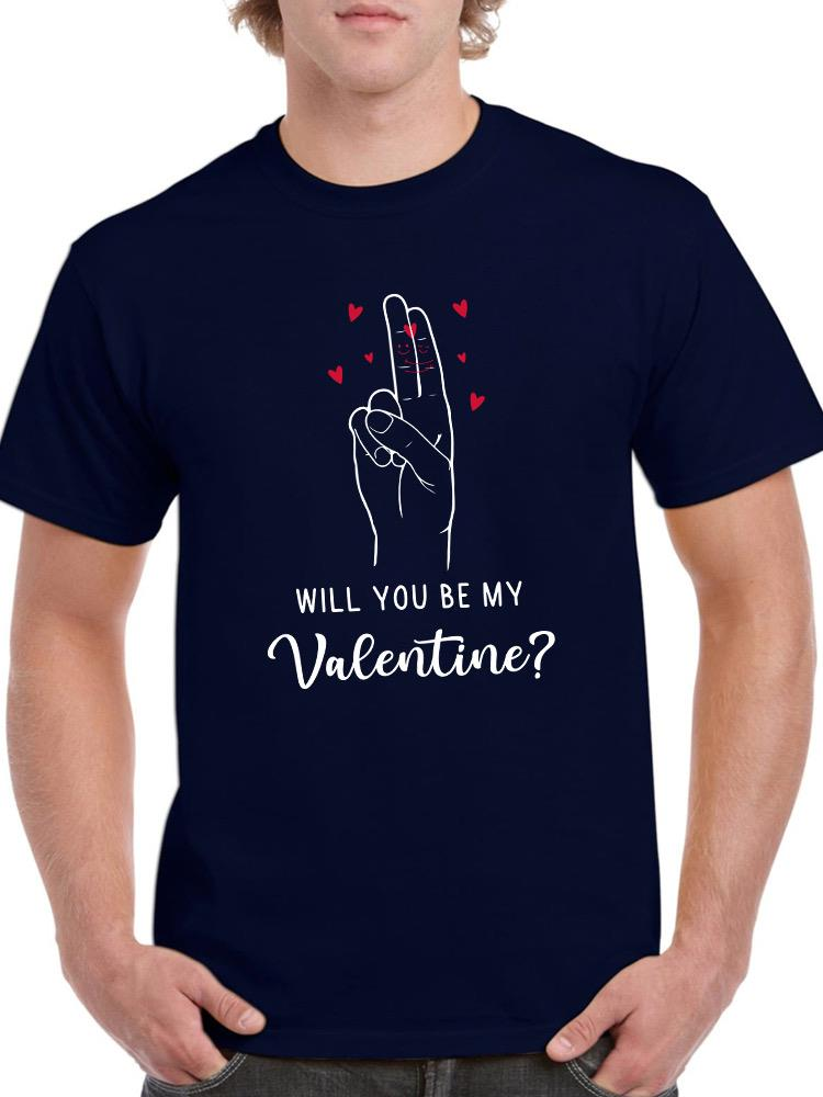 Be My Valentine? T-shirt -SmartPrintsInk Designs