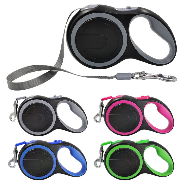 a set of leashes with different colors