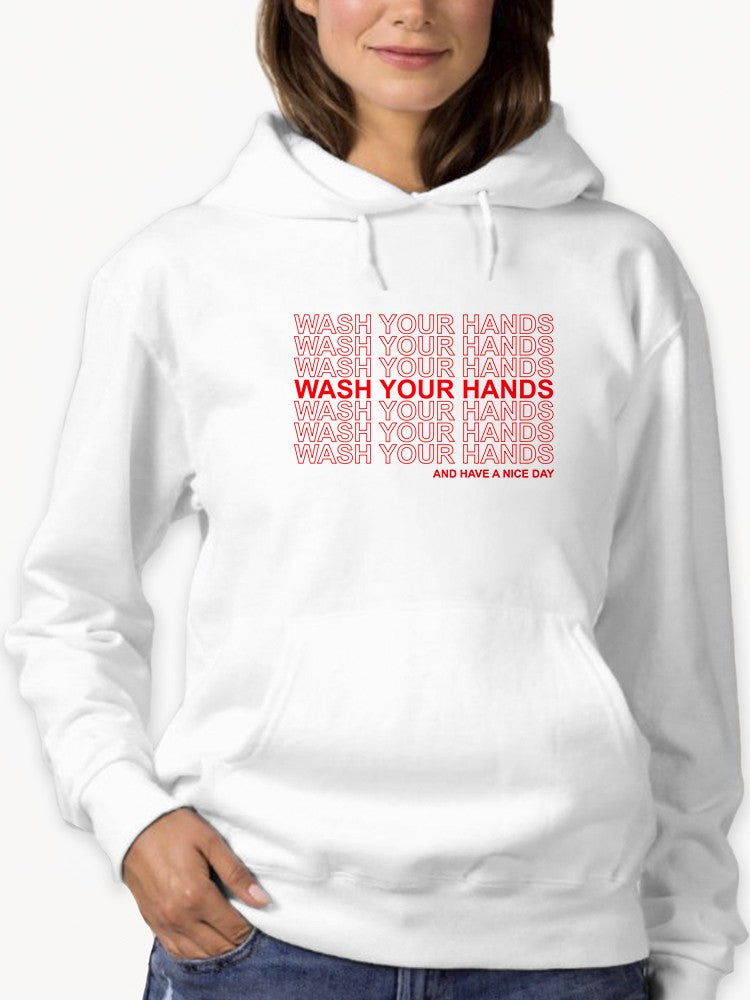 Wash You Hands And Nice Day Hoodie Women's -GoatDeals Designs