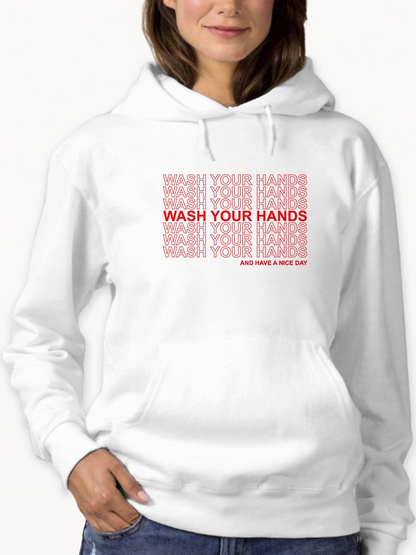 Wash You Hands And Nice Day Hoodie Women's -GoatDeals Designs