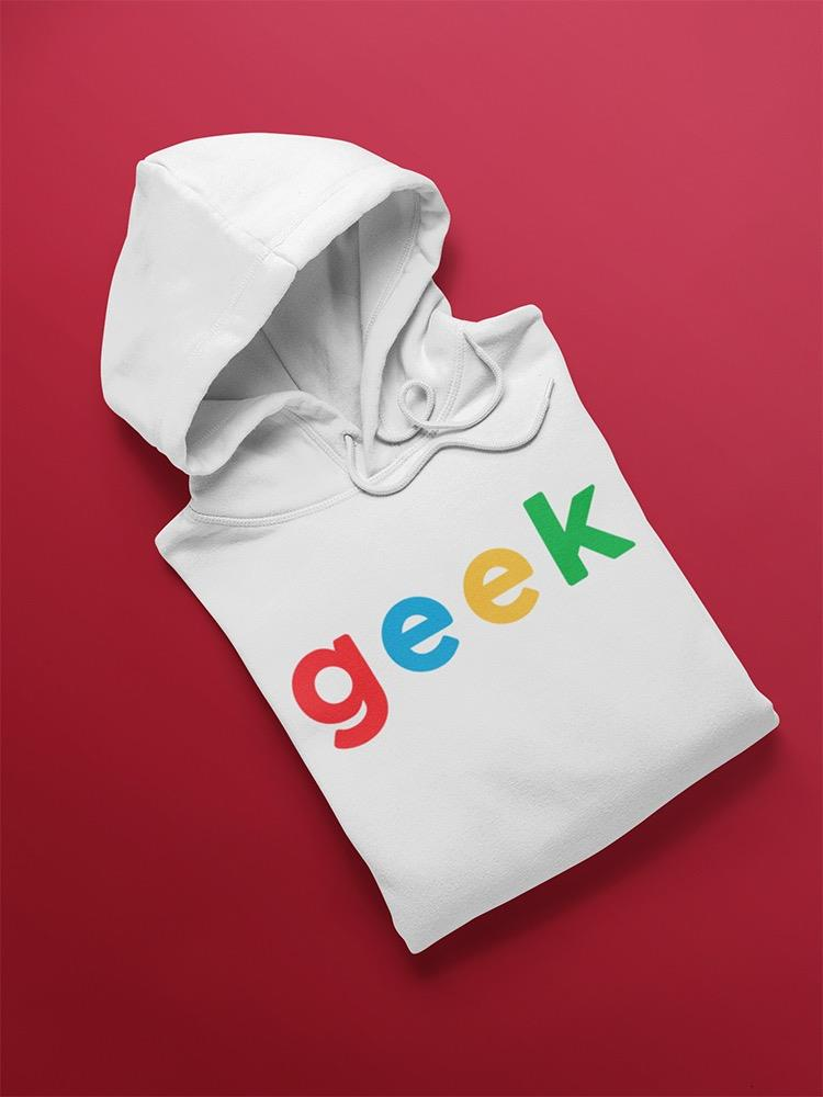 a white sweatshirt with a hood on it