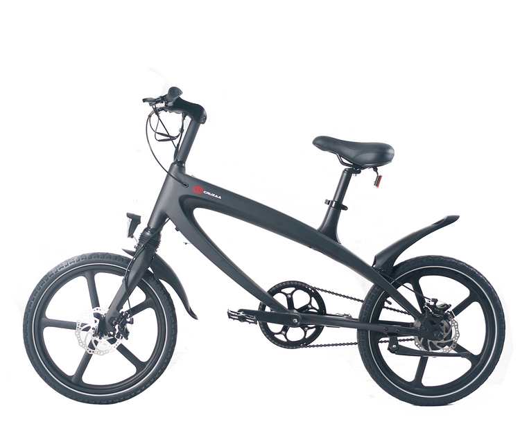 a black bicycle with a white background