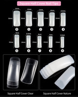500-Piece French Acrylic Nail Set