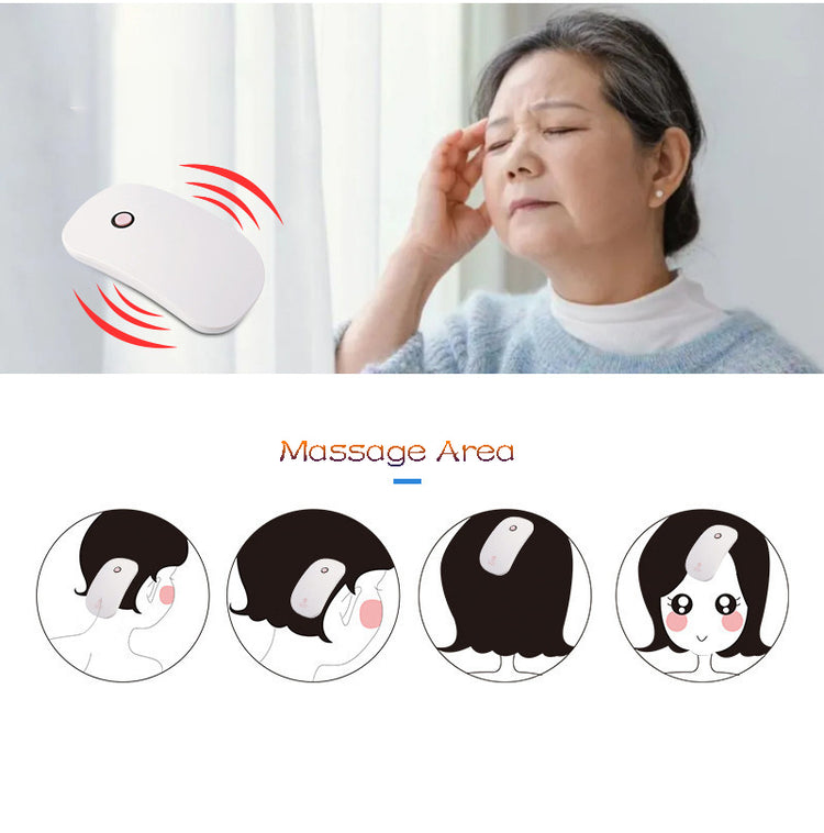 a woman touching her face