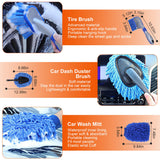 26-Piece Car Detailing Brush and Cleaning Kit