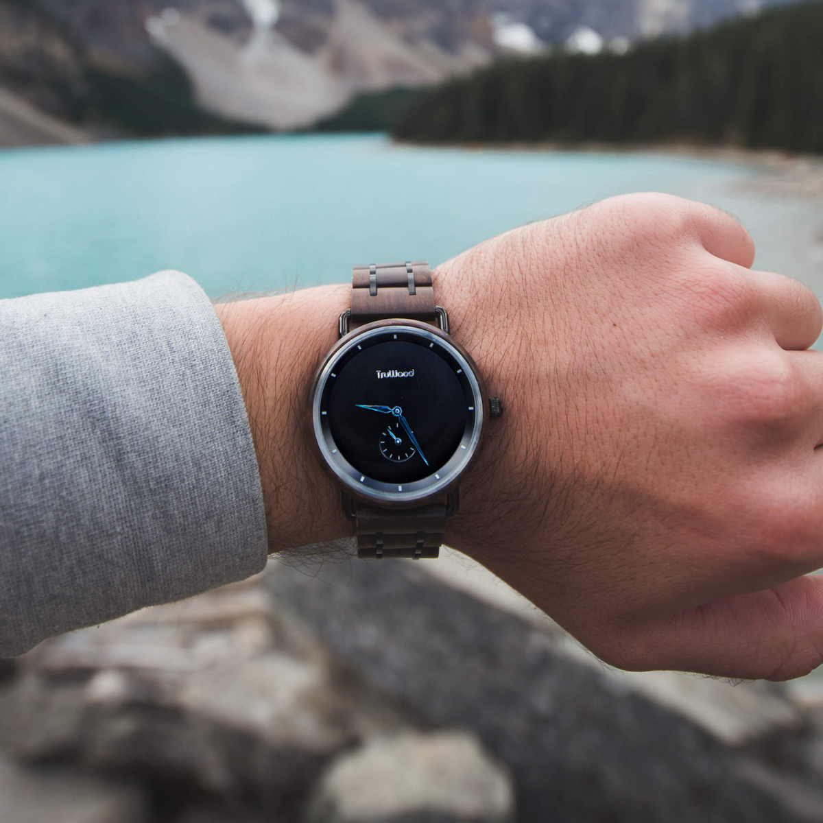 a person wearing a watch