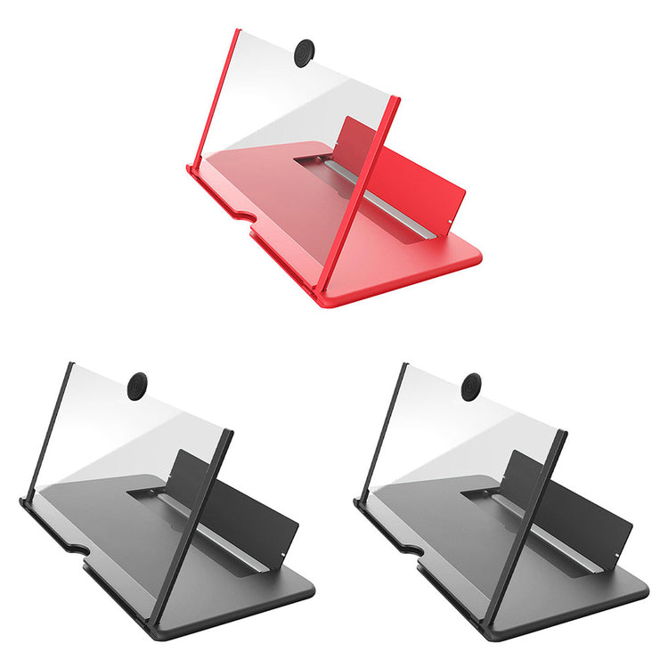 a red and black plastic holder