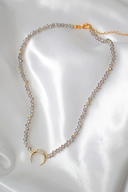 "Mermaid Spell" | 18K Chrome Austrian Crystals Choker