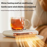 Two-in-One Desktop Heater and Mug Warmer