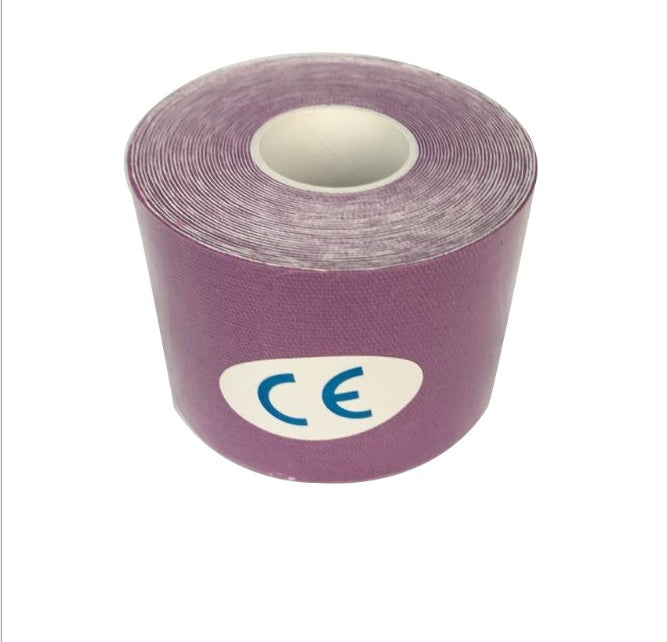 a roll of purple tape