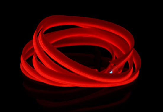 a red light up wire