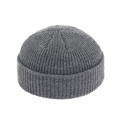 Dome warm short woolen cold hat