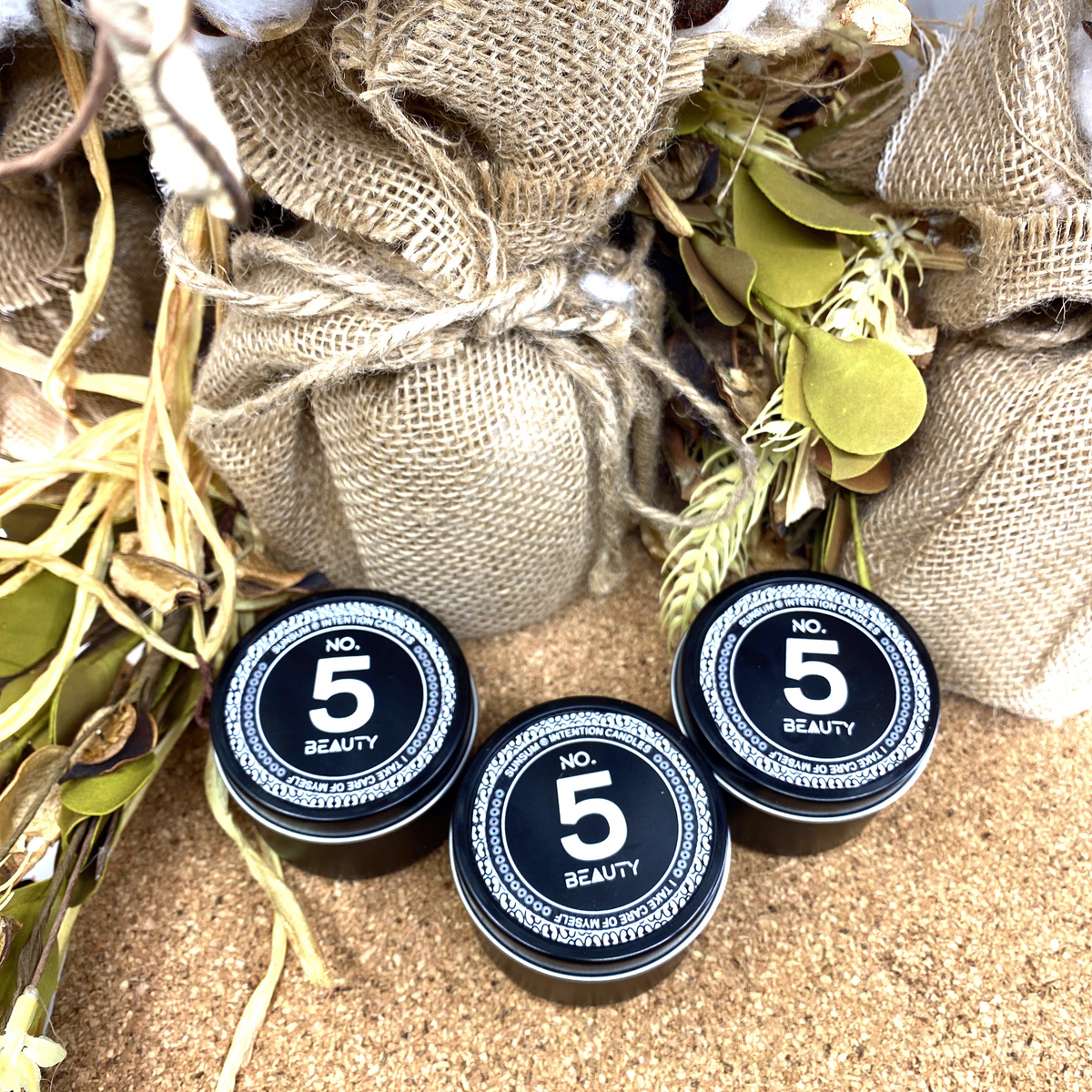 a group of small jars with numbers on them