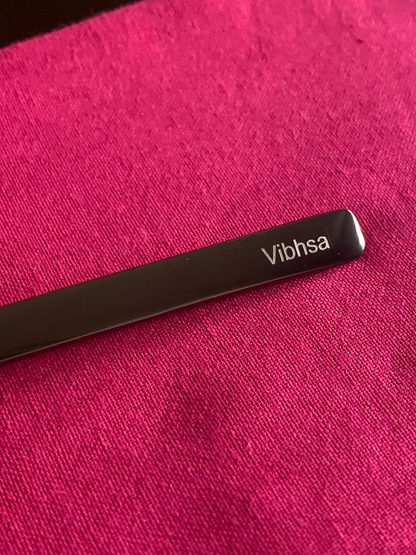 Vibhsa Black Silverware Dinner Fork Flatware set of 6