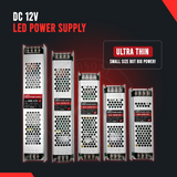 DC12V 200W Ultra Slim LED Driver Power Supply Transformer 240V for LED Strip~2355