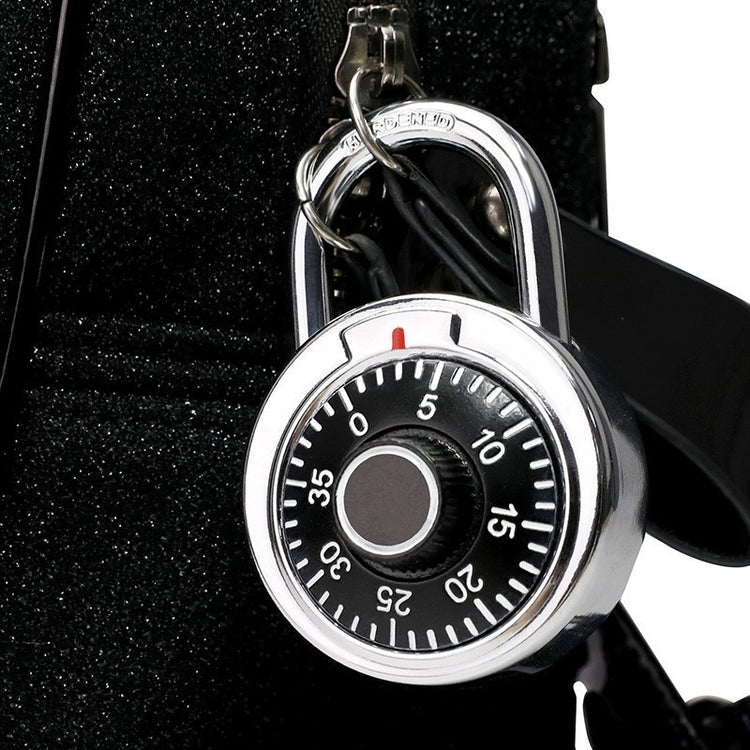 a close-up of a combination lock