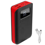 Portable Power Bank with LCD Display and Built-In Flashlight