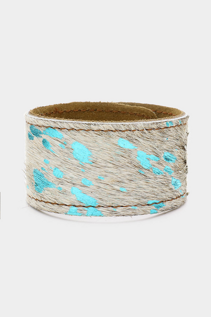 Leather Snap Wrap Bracelet