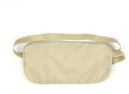 Zippered Waist Security Pouch With Coolmax Fabric
