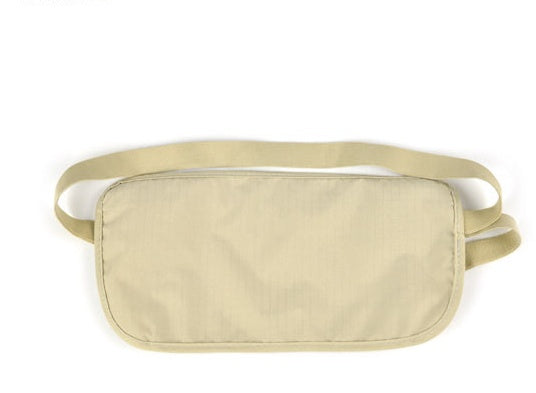 a tan bag with a strap