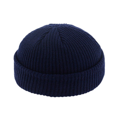 Dome warm short woolen cold hat