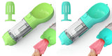3-in-1 Portable Dog Water Bottle with Bowl and Waste Bag Storage