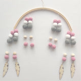 Nordic Wooden Bead Wind Chime