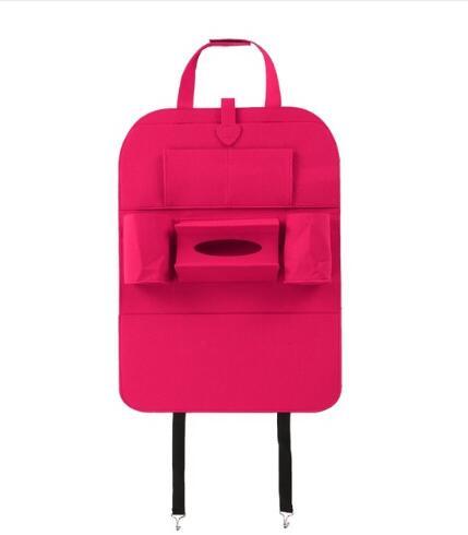 a pink bag with a pocket