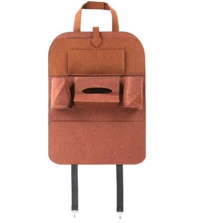 a brown bag with a pocket
