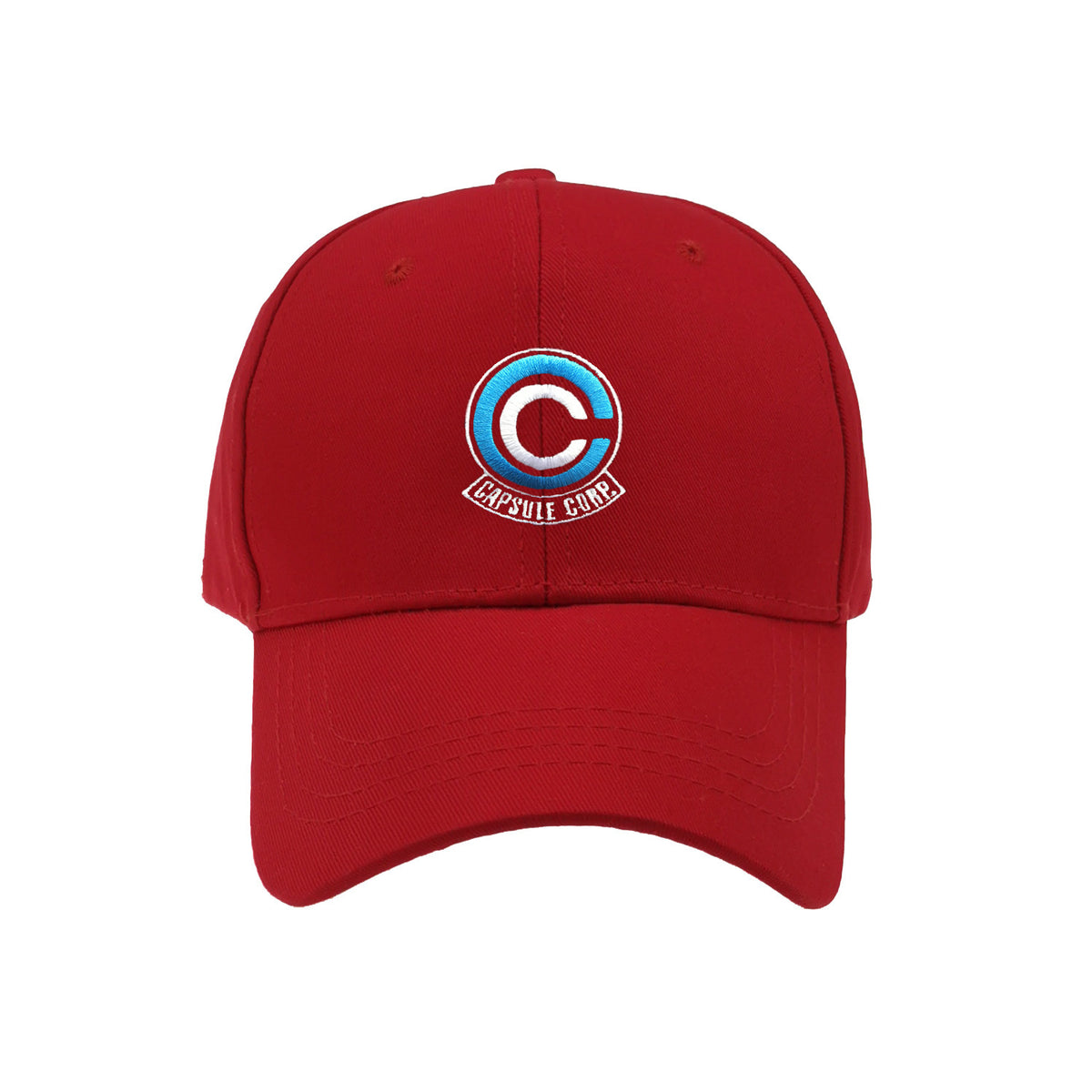 a red hat with a logo on it