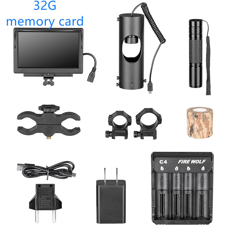 a memory card with a small screen and a battery
