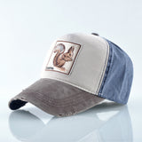 Letter-Embroidered Adjustable Baseball Cap