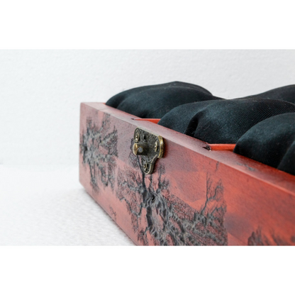 Watch Box Organizer with Glass Display Top 6 Slot Watch Case, Gifts for Men