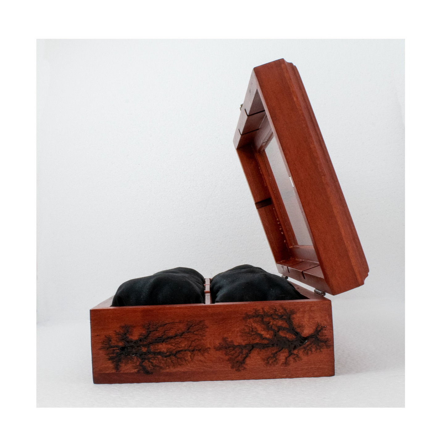 Watch Box Organizer with Glass Display Top 6 Slot Watch Case, Gifts for Men