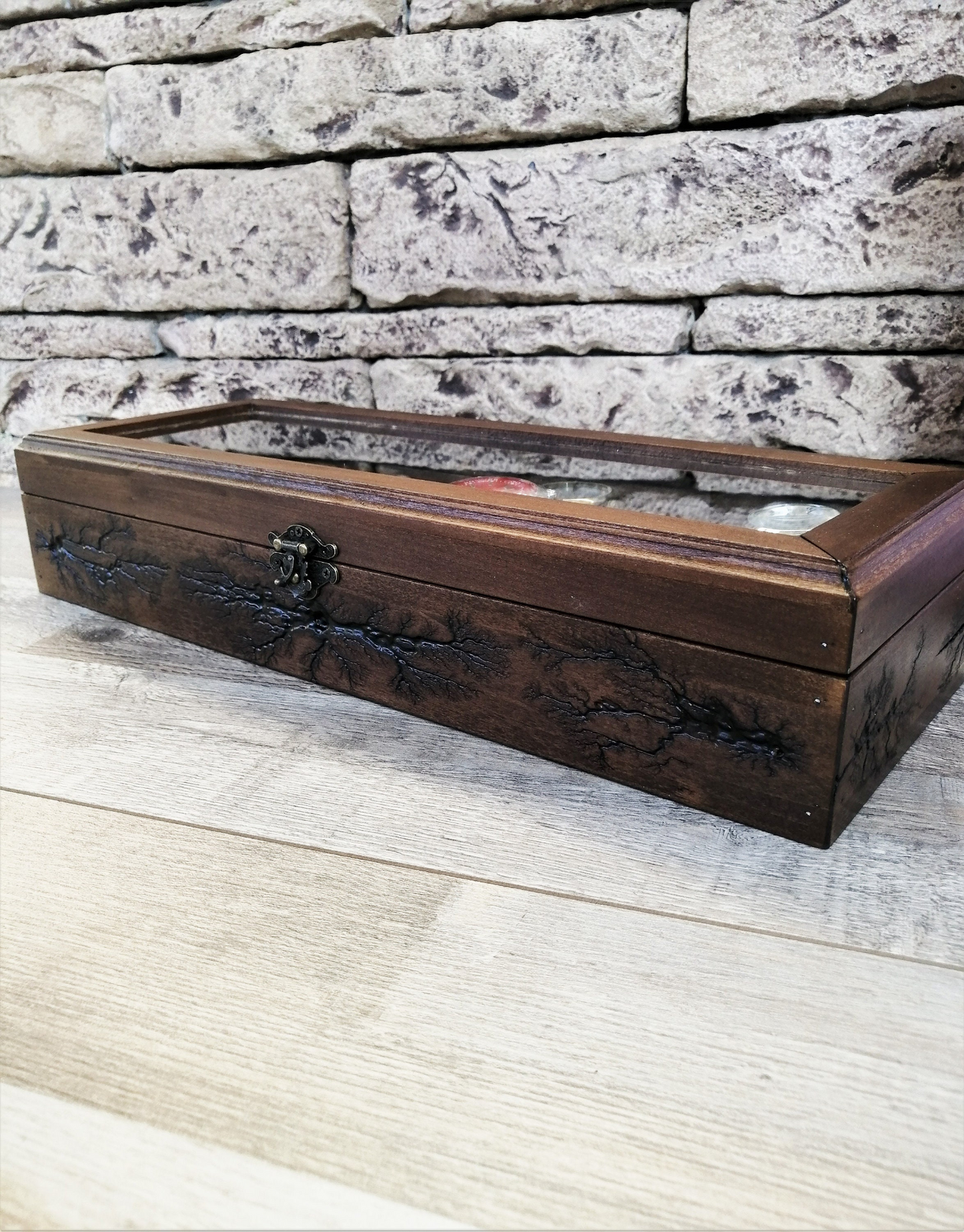 Watch Box for Men, Wood Watch Storage 8 Slots, Father's Day Gift for Dad