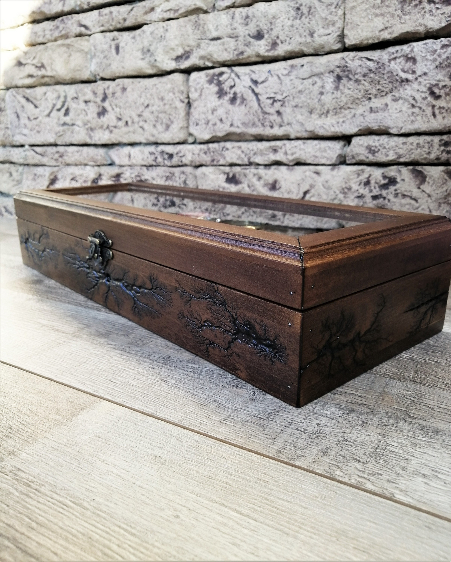 Watch Box for Men, Wood Watch Storage 8 Slots, Father's Day Gift for Dad