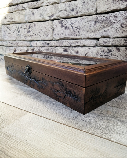 Watch Box for Men, Wood Watch Storage 8 Slots, Father's Day Gift for Dad