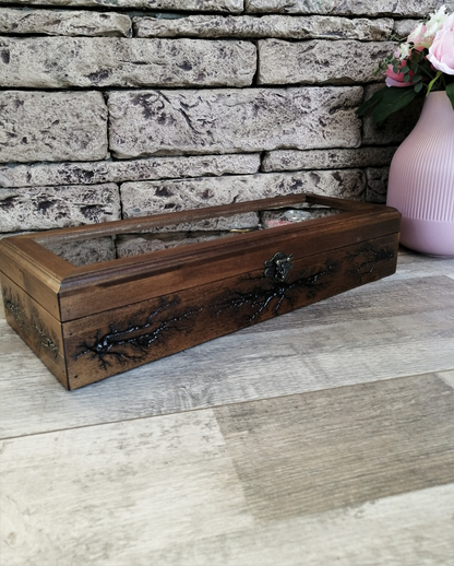Watch Box for Men, Wood Watch Storage 8 Slots, Father's Day Gift for Dad
