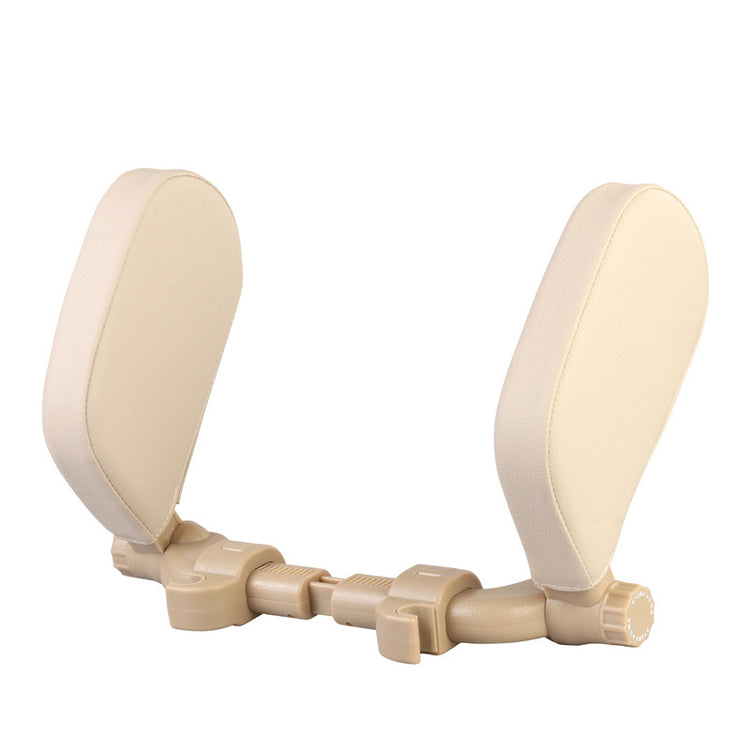 a white plastic head rest