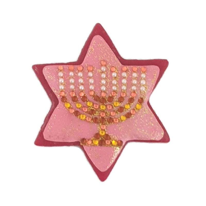 Hanukkah Menorah Magnet-Judaica