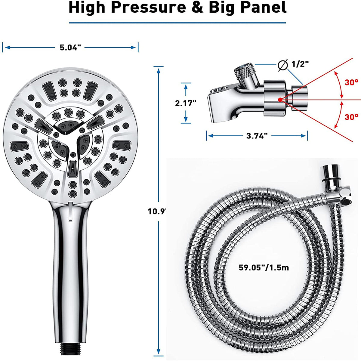 a diagram of a shower head