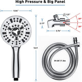 Handheld Shower Head with Multi-Function Spray Gun