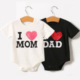 Short-Sleeve Baby Triangle Romper
