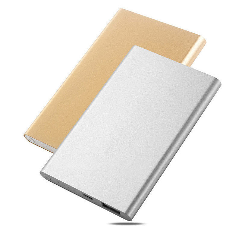 a white and gold power bank